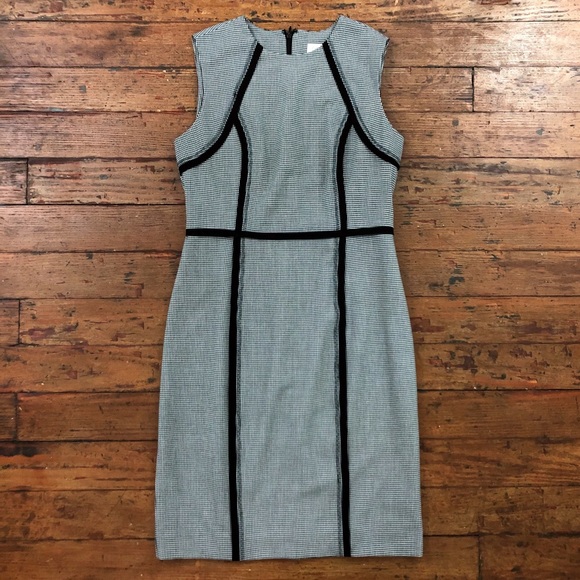 Calvin Klein Dresses & Skirts - Calvin Klein Sleeveless Check Print Sheath Dress
